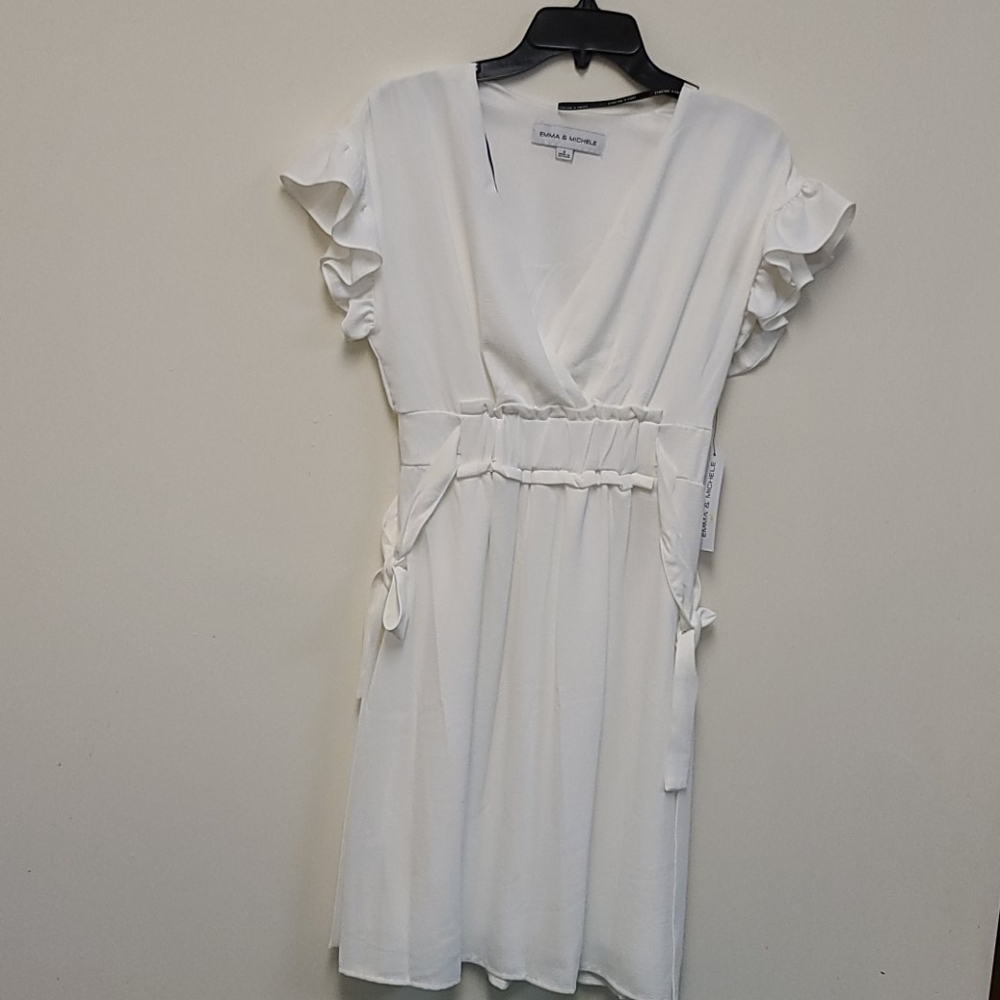Emma & Michele white dress